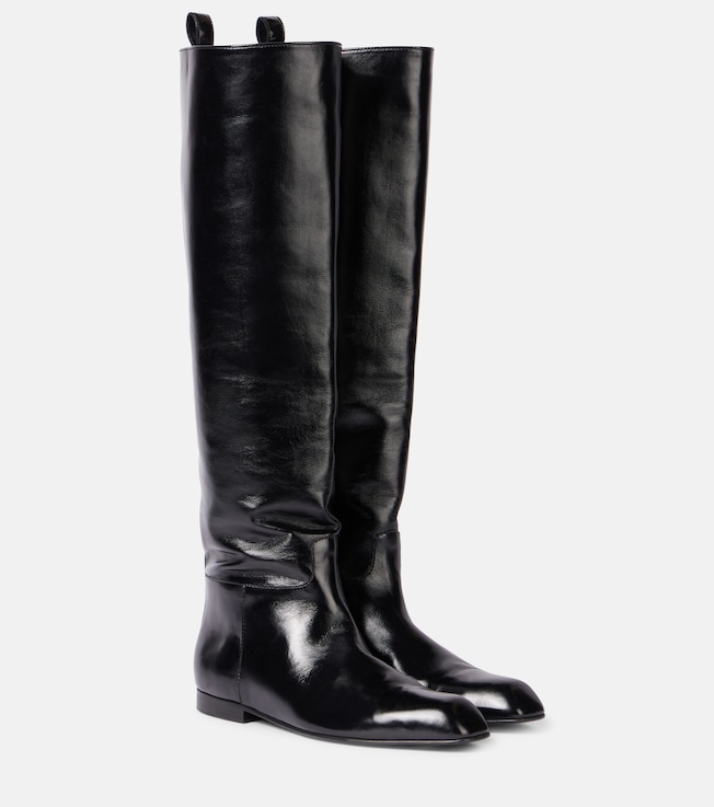 KHAITE Colt leather knee-high boots