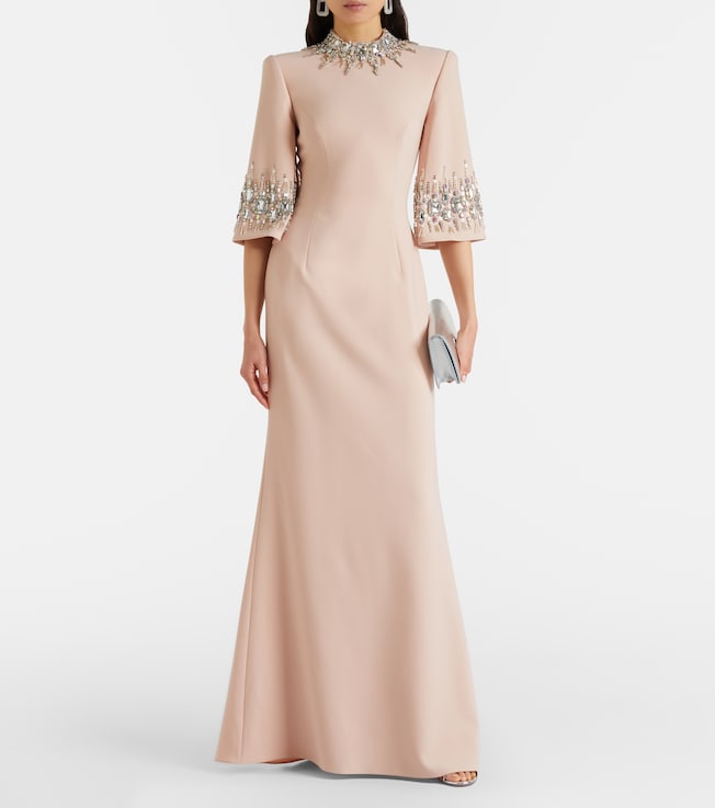 Jenny Packham Ilana crystal-embellished gown