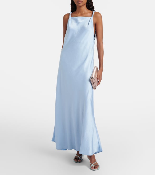 Polo Ralph Lauren Twisted satin gown