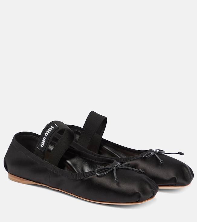 Miu Miu Satin ballet flats