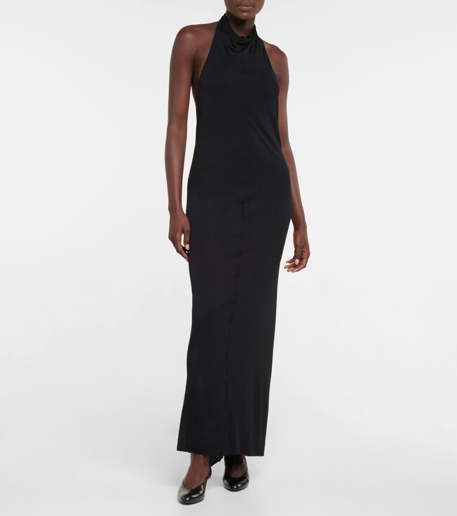 The Row Brynlee halterneck maxi dress
