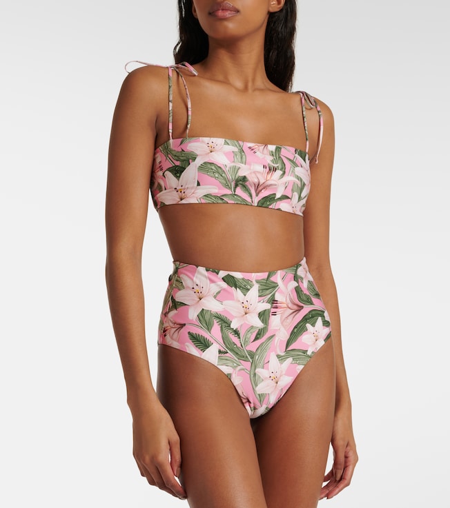 Agua by Agua Bendita Primavera floral bikini top
