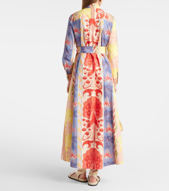 Etro Etro Printed cotton-blend shirt dress