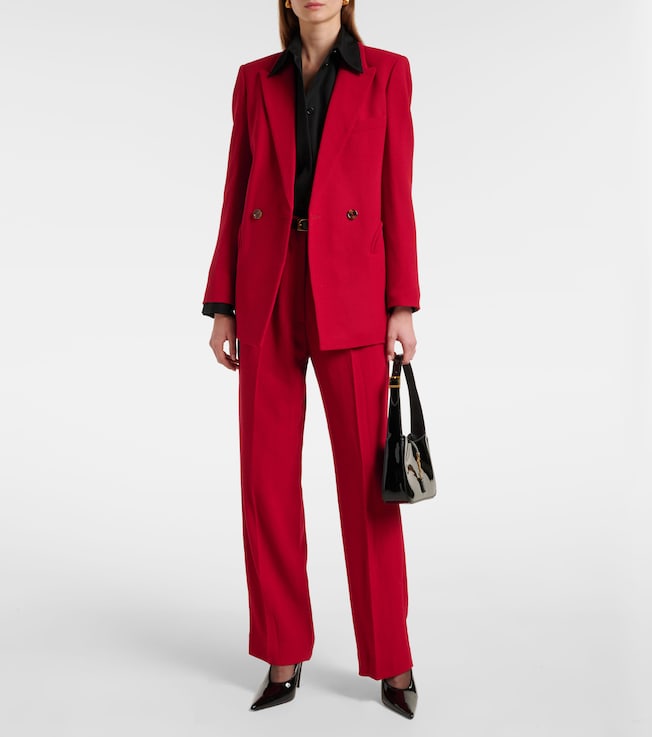 Blazé Milano Cool & Easy wool wide-leg pants