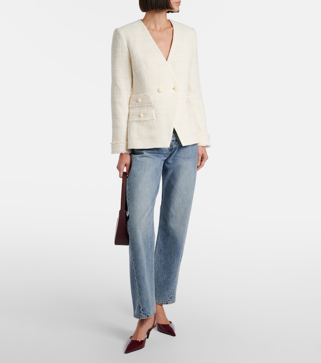 Veronica Beard Double-breasted tweed blazer