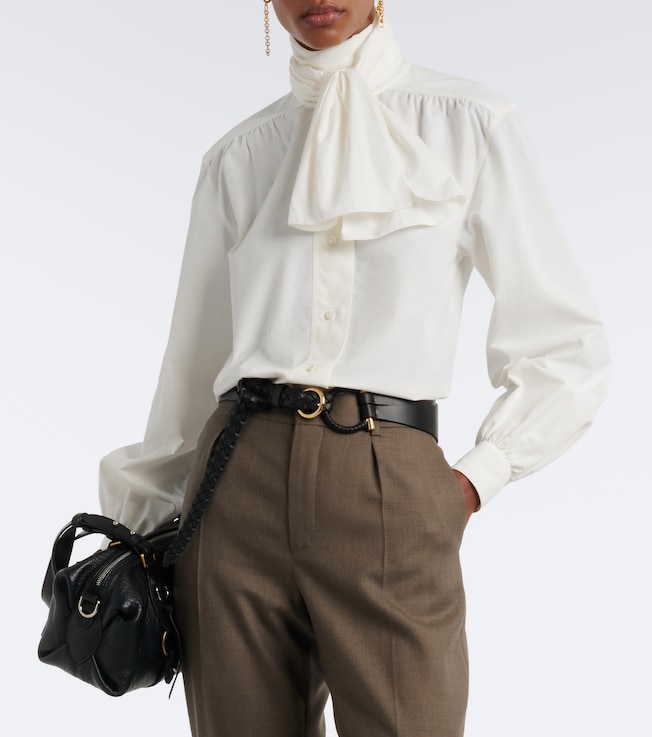 Ralph Lauren Collection Scarf-detail blouse