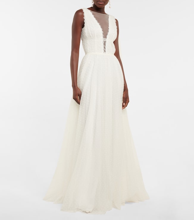 Costarellos Bridal tulle gown