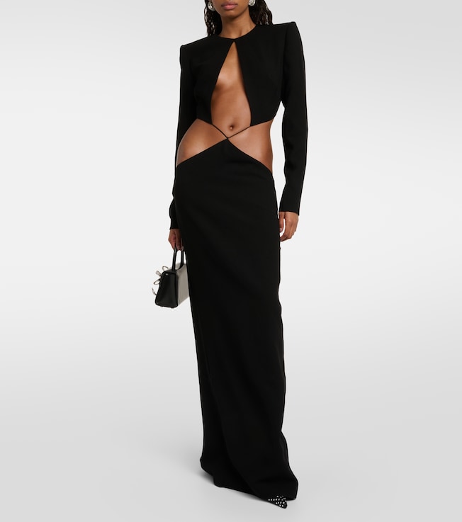 Mônot Cutout crêpe maxi dress