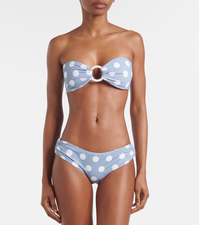 Marysia Coronada polka-dot bikini bottoms