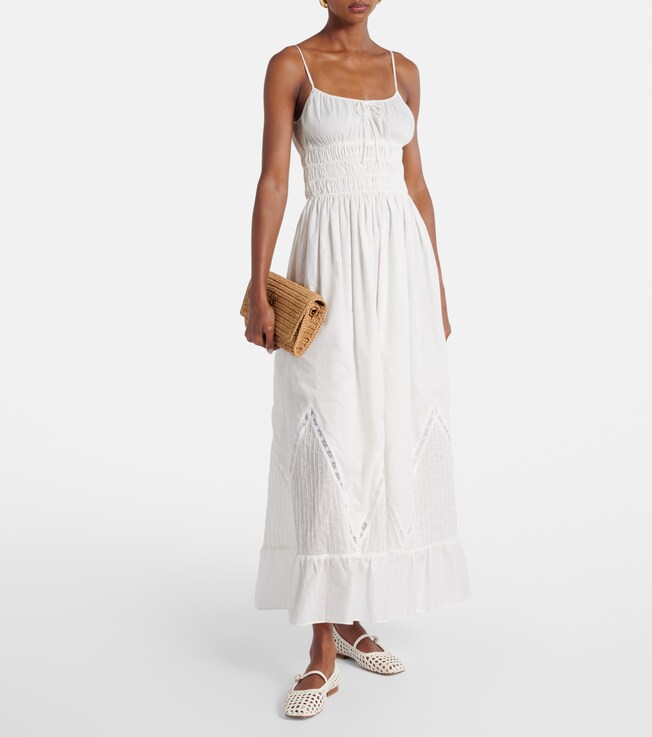 Faithfull Meline cotton voile maxi dress