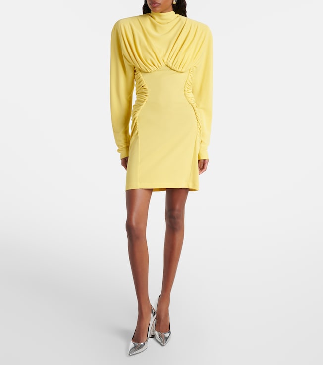 Stella McCartney Draped jersey minidress