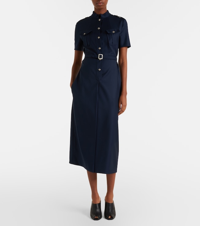 McQueen Belted shirt dress
