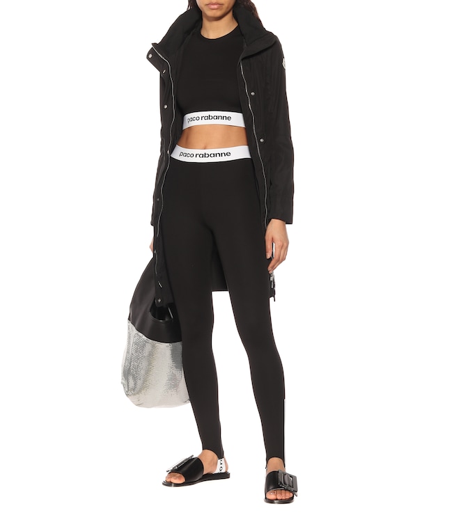 Rabanne Jersey crop top