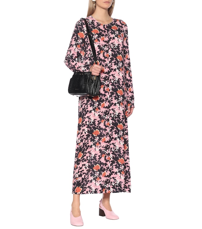 Marni Floral midi dress