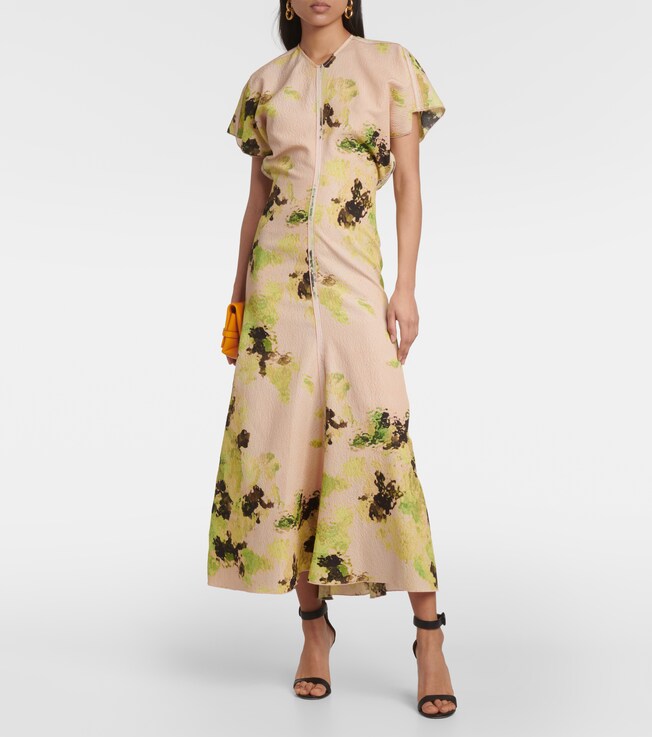 Bedrucktes Midikleid | Victoria Beckham