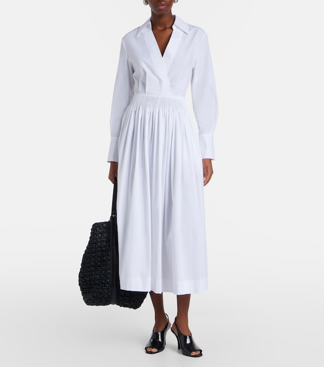 JOSEPH Kathe cotton poplin midi dress