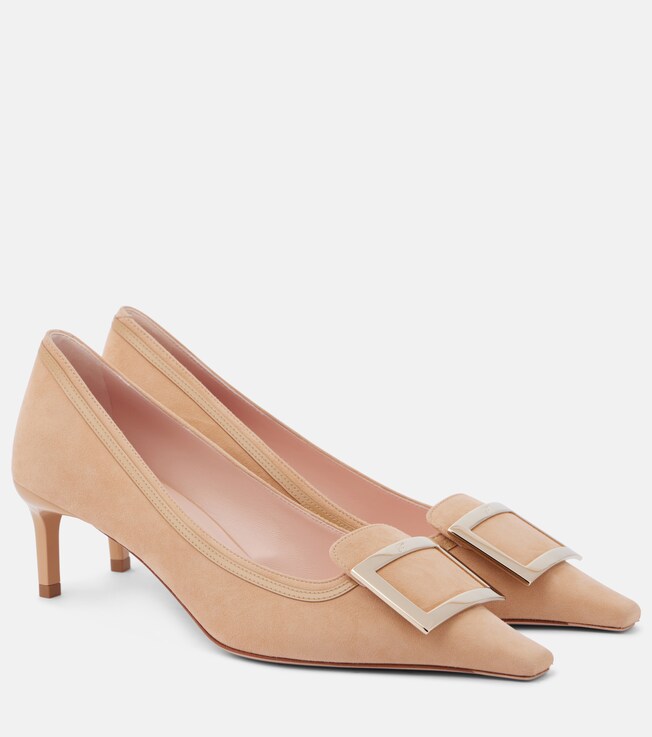 ROGER VIVIER Viv' Canard 55 suede pumps