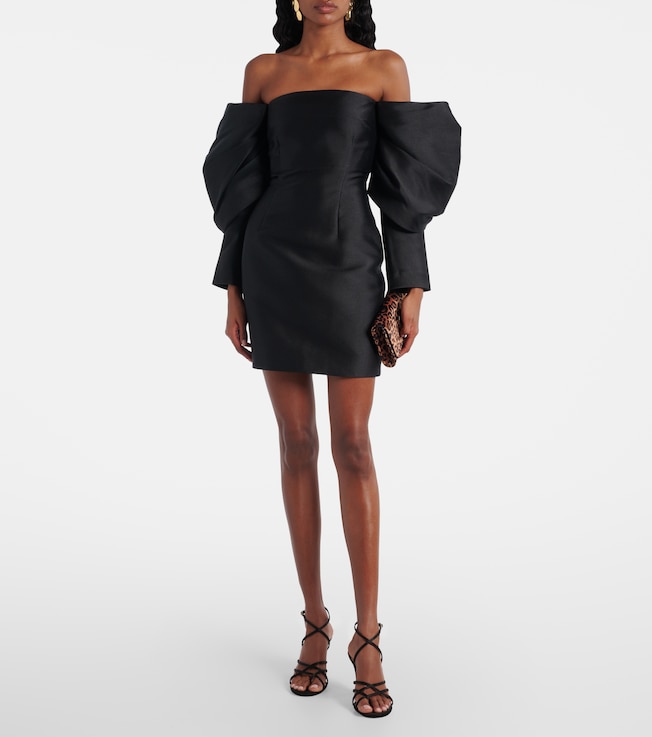 Solace London Freja satin minidress