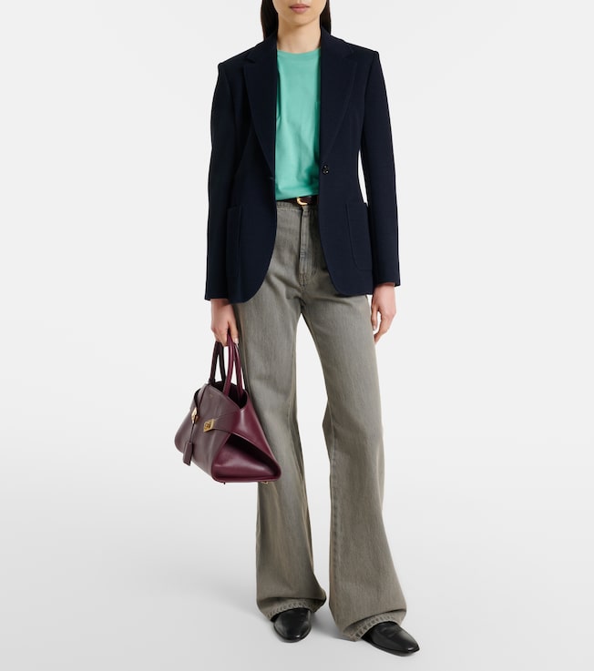 Max Mara Papaia embroidered cotton jersey T-shirt