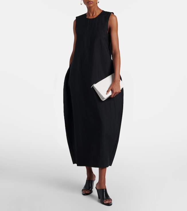 Róhe Linen and silk-blend midi dress