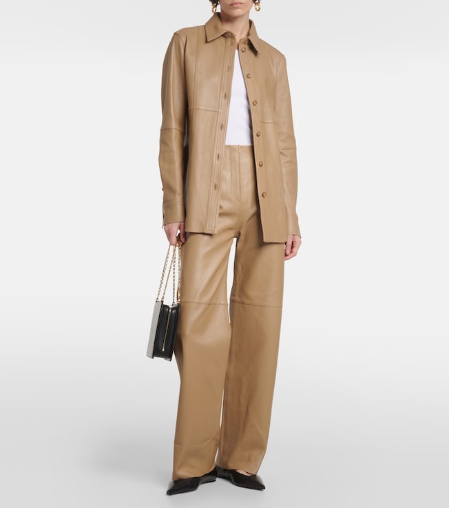 Hemd aus Leder | Toteme