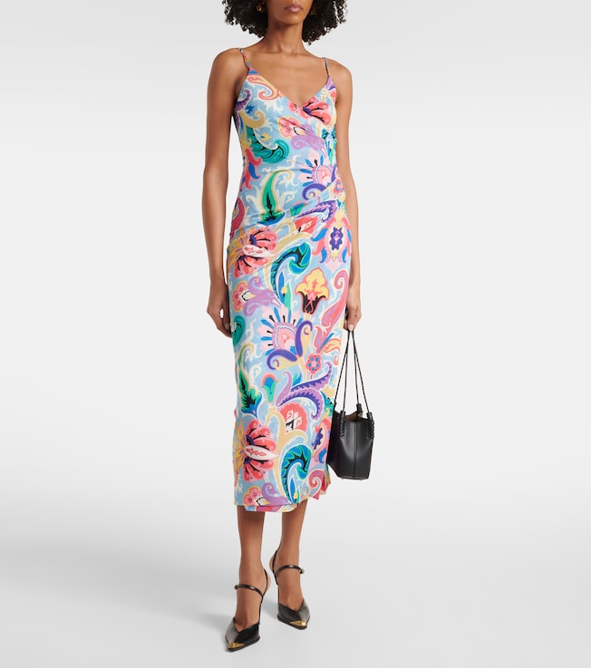 Etro Printed midi dress