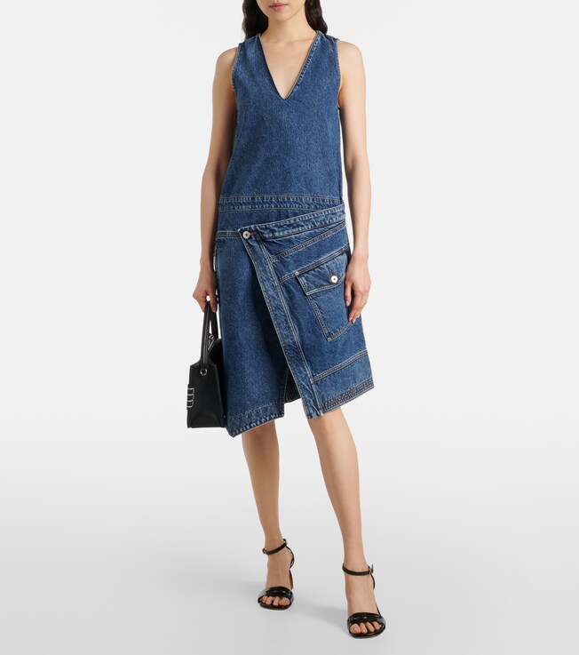 Jw Anderson Denim wrap dress