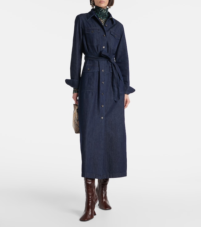 Dries Van Noten Denim shirt dress