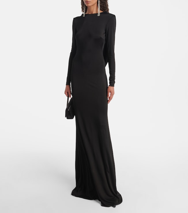 The New Arrivals Ilkyaz Ozel Roisin draped open-back gown