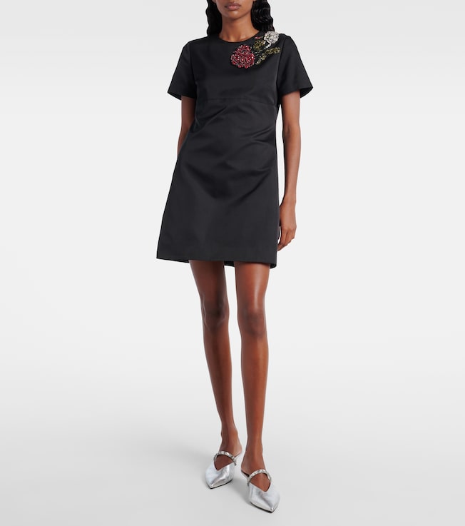 McQueen Embellished minidress