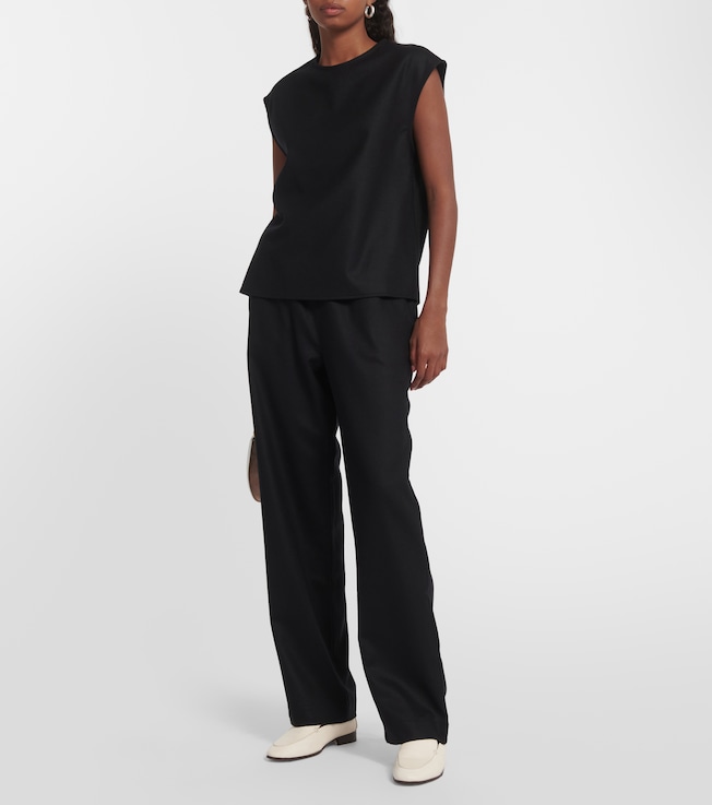 Asceno Dasha linen top