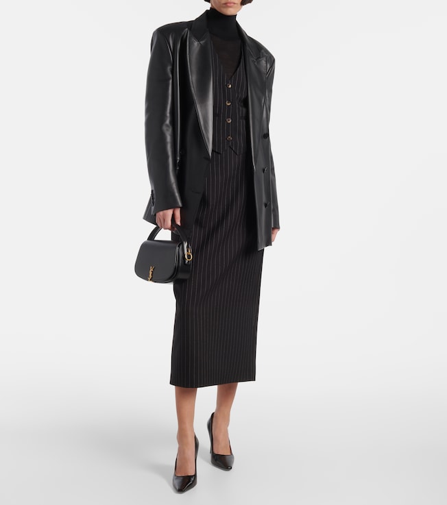 Wardrobe.NYC Pinstripe wool vest