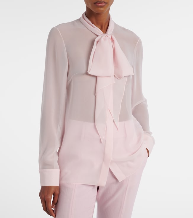 Gabriela Hearst Gabriela Hearst Shildon tie-neck silk blouse