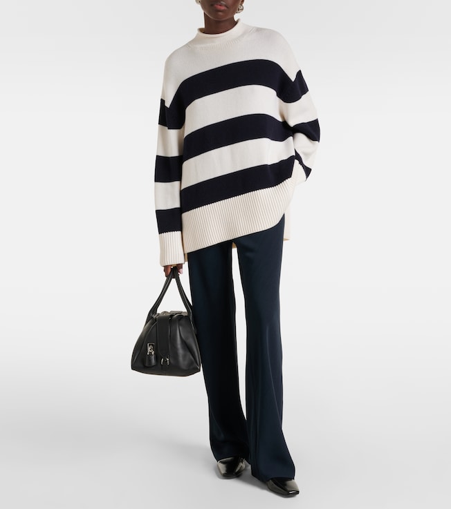 Vince High-rise crêpe pants