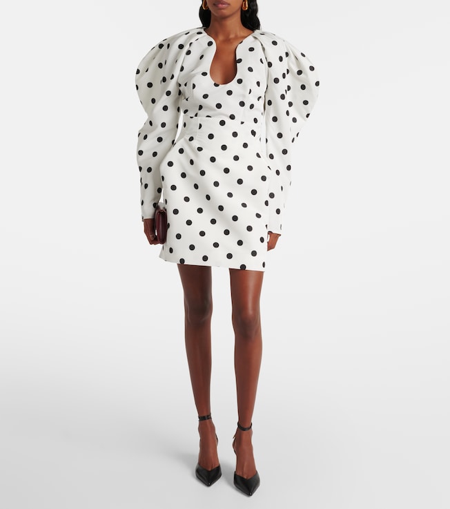 Nina Ricci Polka-dot taffeta top