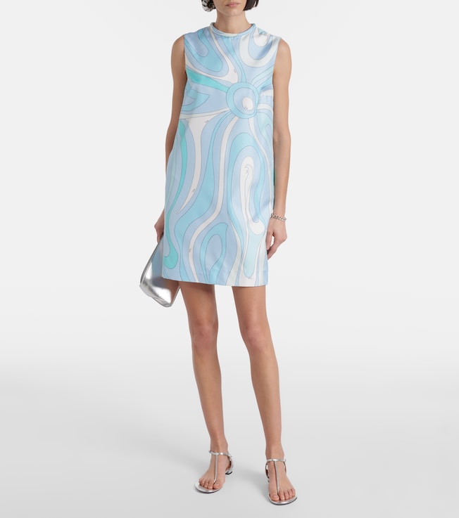 Pucci Marmo silk minidress
