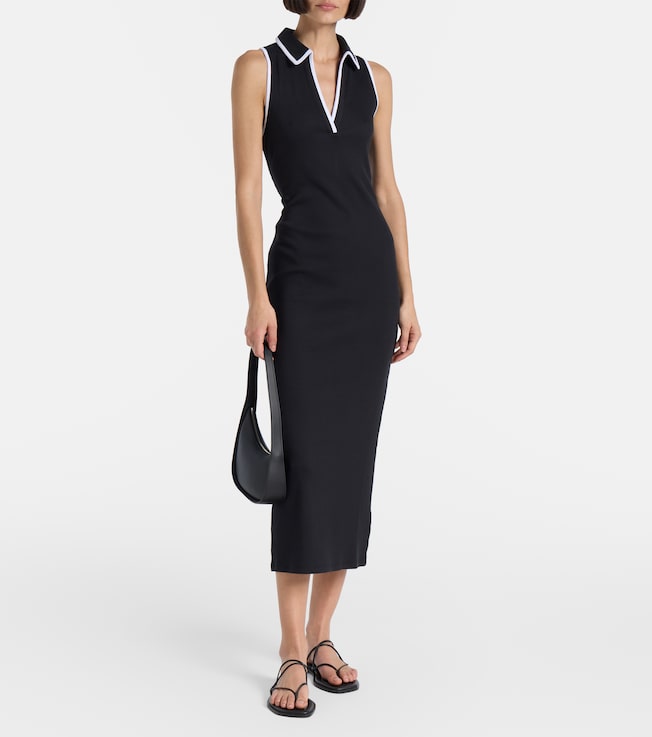 Veronica Beard Darien cotton-blend polo dress