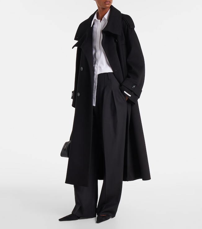 Sportmax Yole virgin wool trench coat
