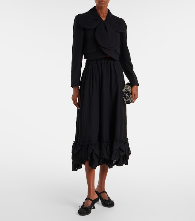 Noir Kei Ninomiya Cropped wool jacket