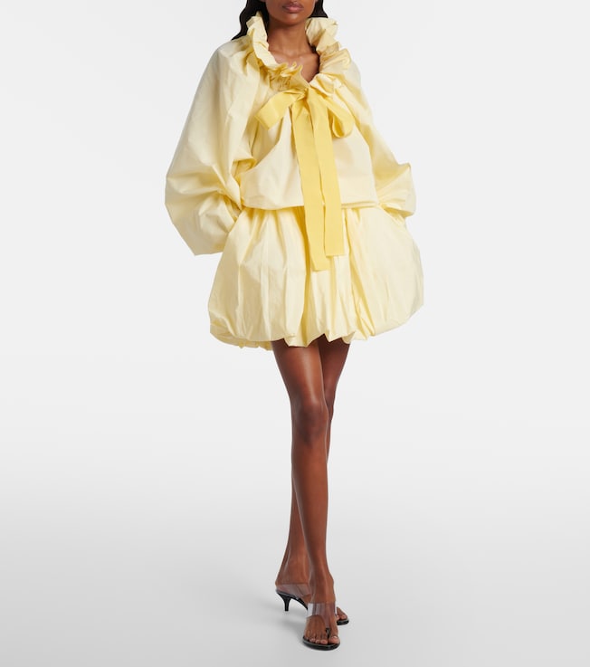 Patou Gathered miniskirt