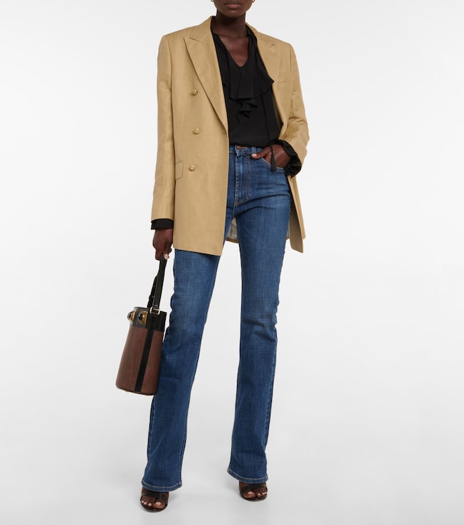 3x1 N.Y.C. High-rise straight jeans