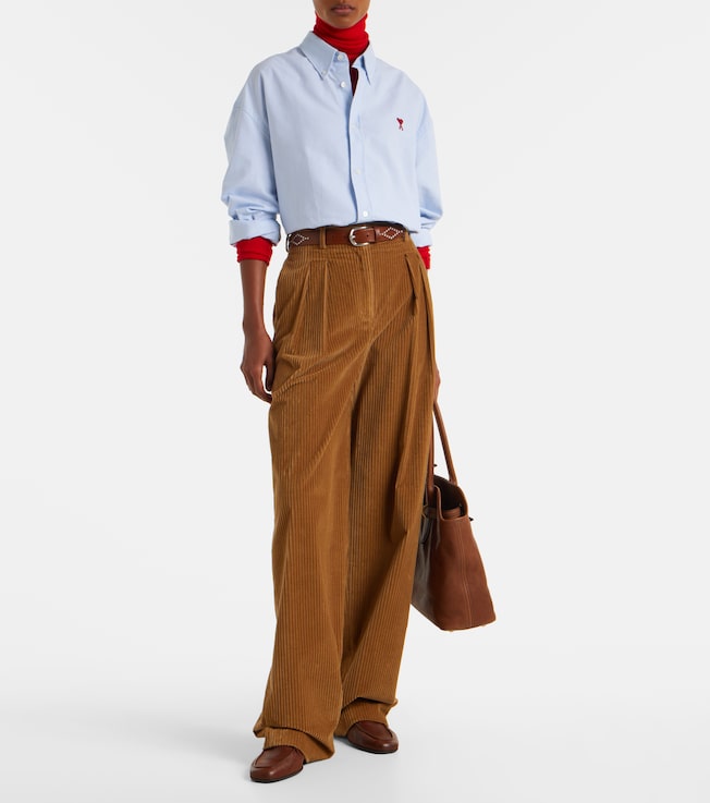 Ami Paris Ami De Cœur cotton poplin shirt