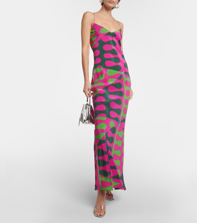 Pucci Leocorno silk maxi dress