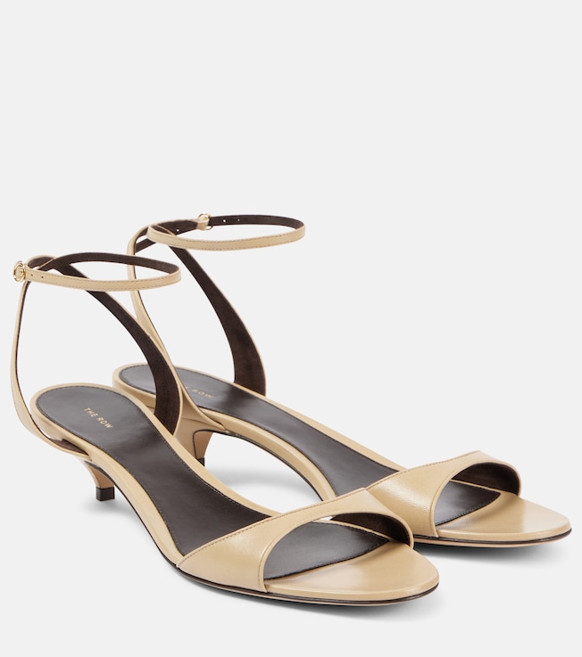 The Row Vika 35 leather sandals