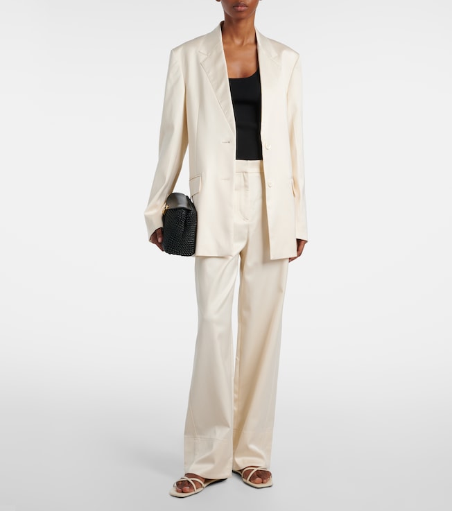 TOTEME High-rise wide-leg pants
