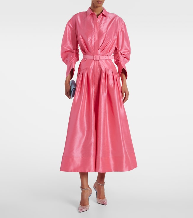 Rebecca Vallance Maple belted gathered shirt dress