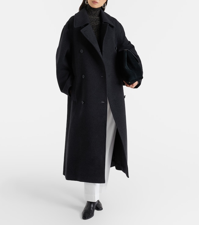 TOTEME Shield double-breasted wool-blend coat