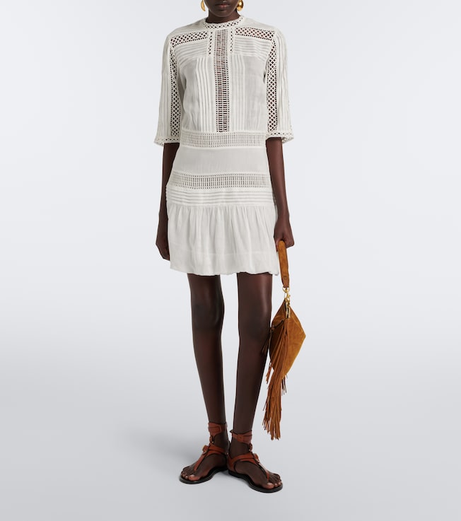 Marant Étoile Paige open-knit minidress