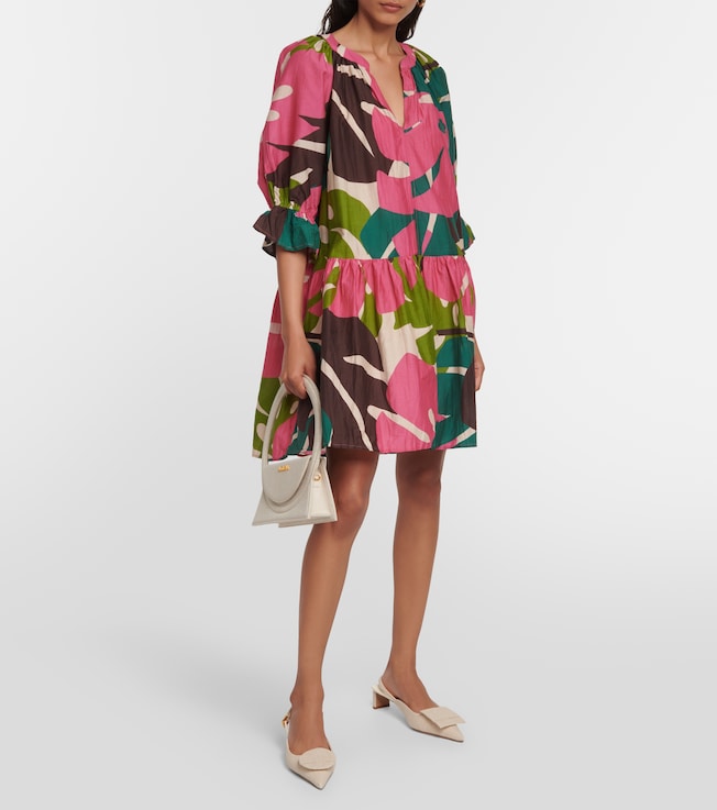 Velvet Tracy cotton and silk minidress