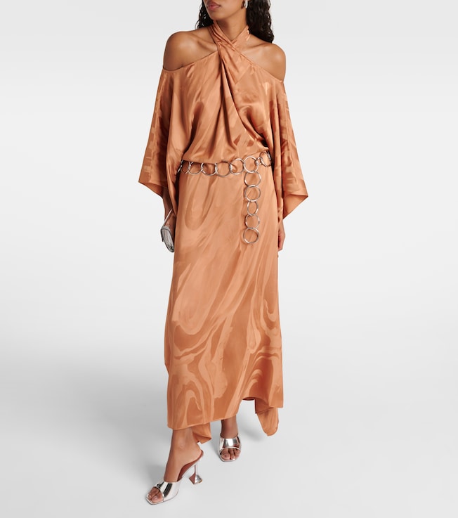 Taller Marmo Mambo Psychedelia satin kaftan